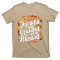 Forever Thankful Always Gratefulblessed Thanksgiving T-Shirt