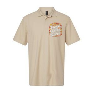 Forever Thankful Always Gratefulblessed Thanksgiving Softstyle Adult Sport Polo