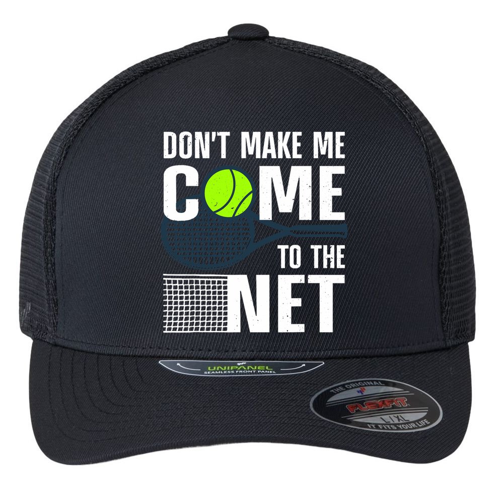 Funny Tennis Art For Adult Teens Tennis Player Lover Flexfit Unipanel Trucker Cap