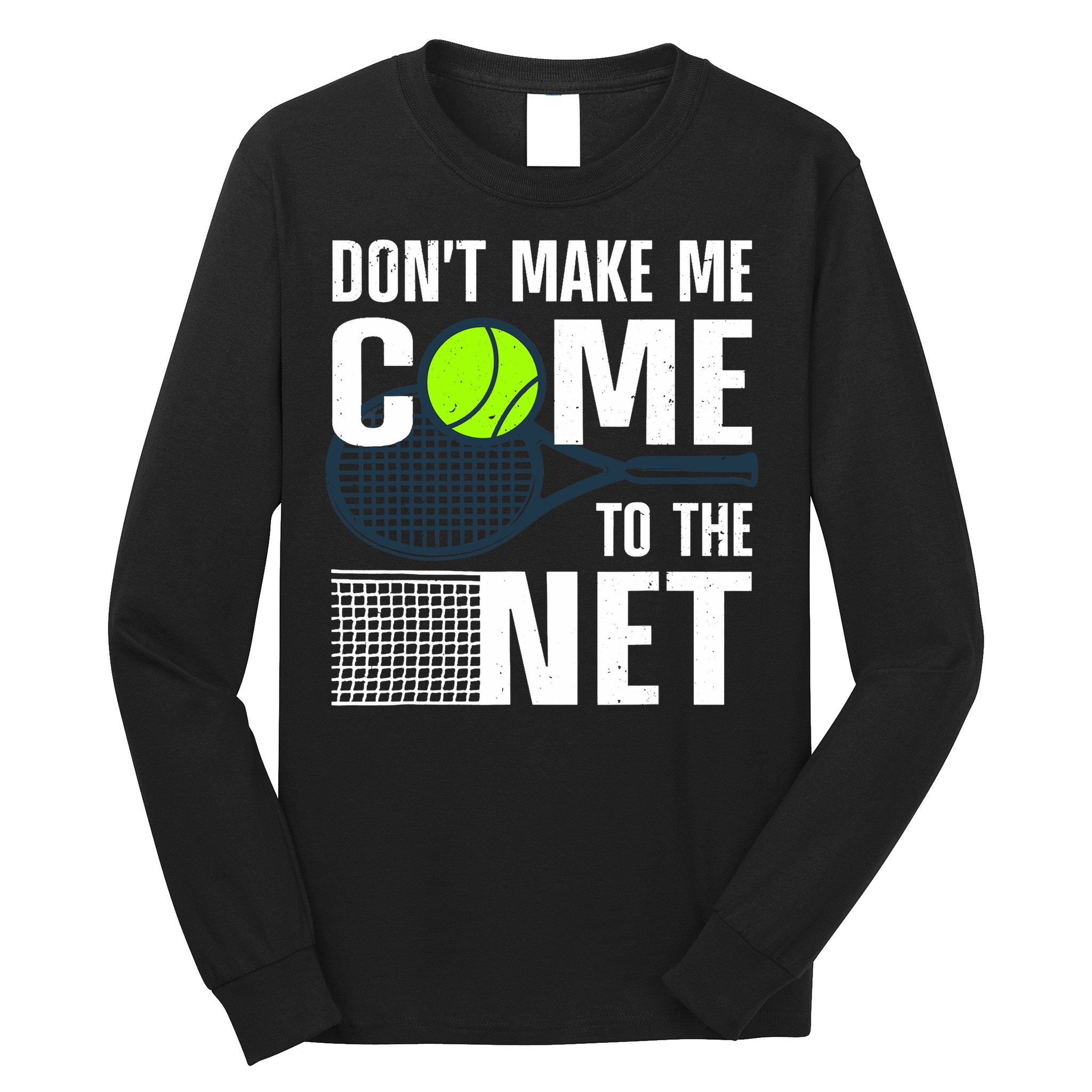 Funny Tennis Art For Adult Teens Tennis Player Lover Long Sleeve Shirt