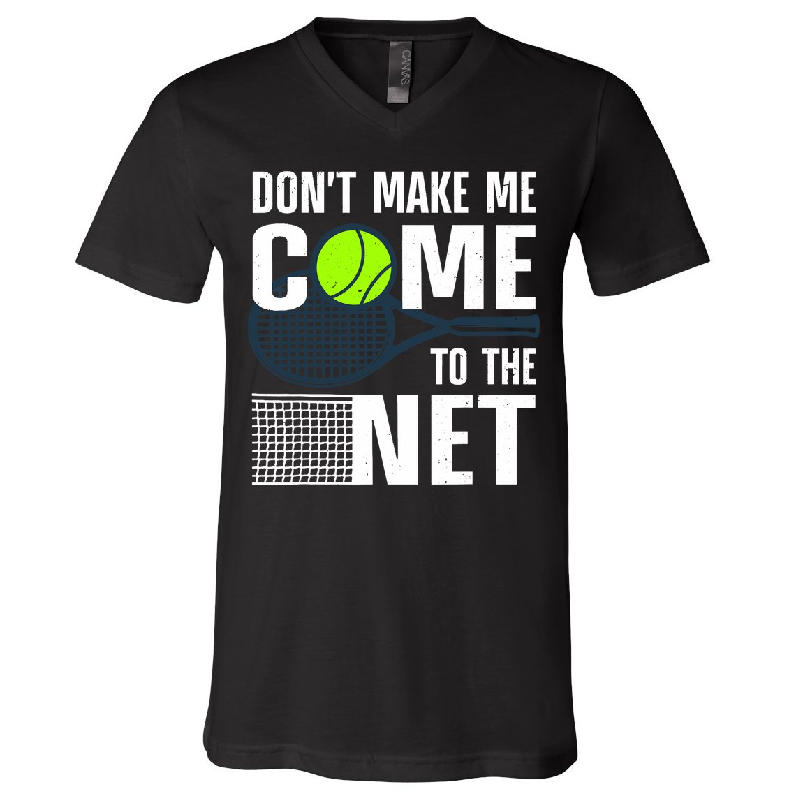 Funny Tennis Art For Adult Teens Tennis Player Lover V-Neck T-Shirt