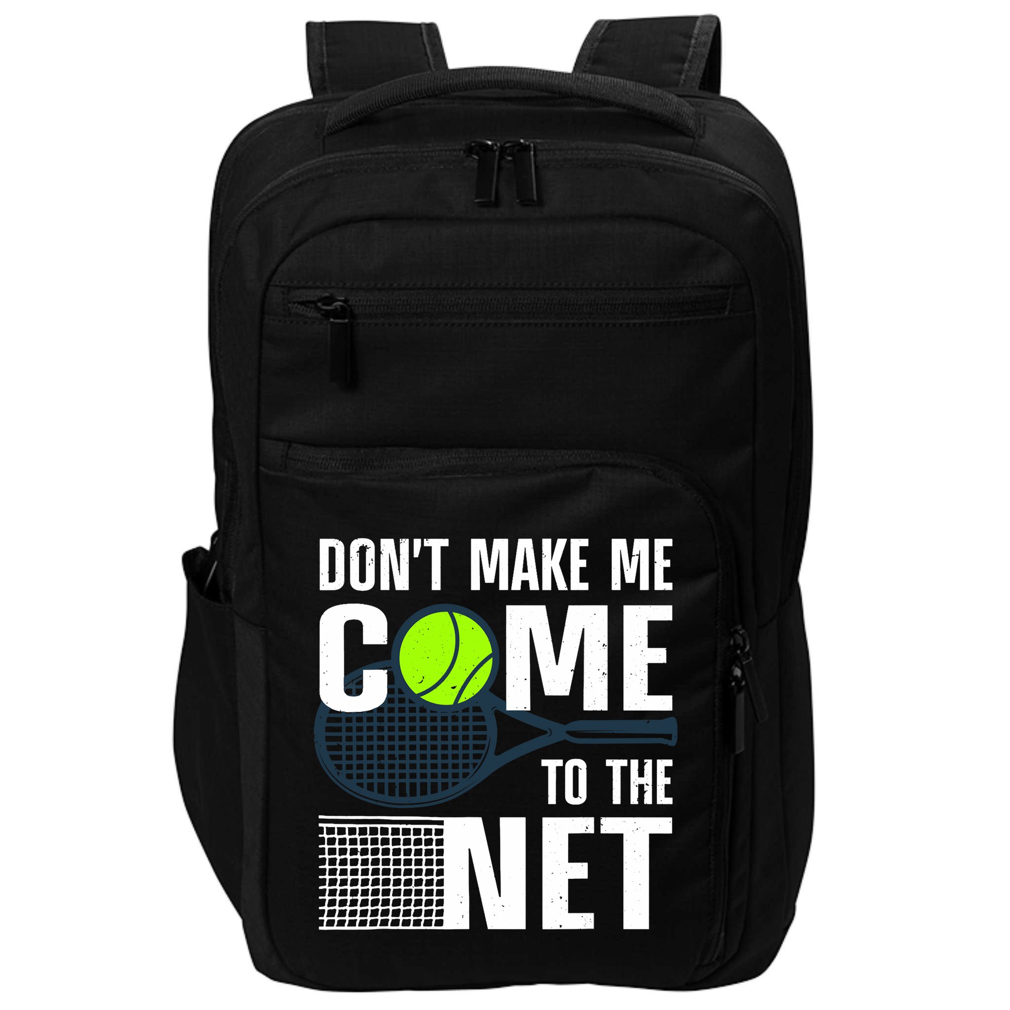 Funny Tennis Art For Adult Teens Tennis Player Lover Impact Tech Backpack