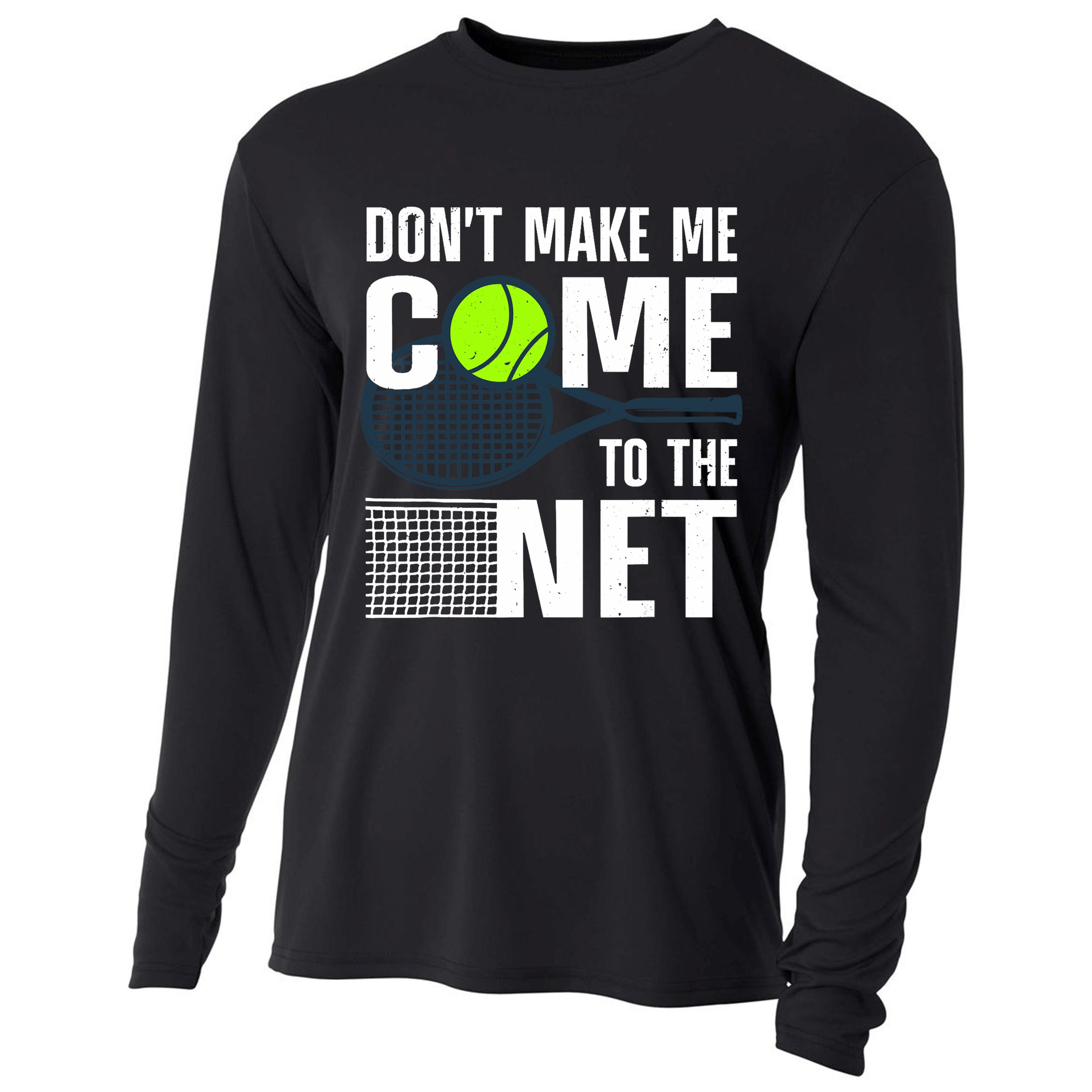 Funny Tennis Art For Adult Teens Tennis Player Lover Cooling Performance Long Sleeve Crew