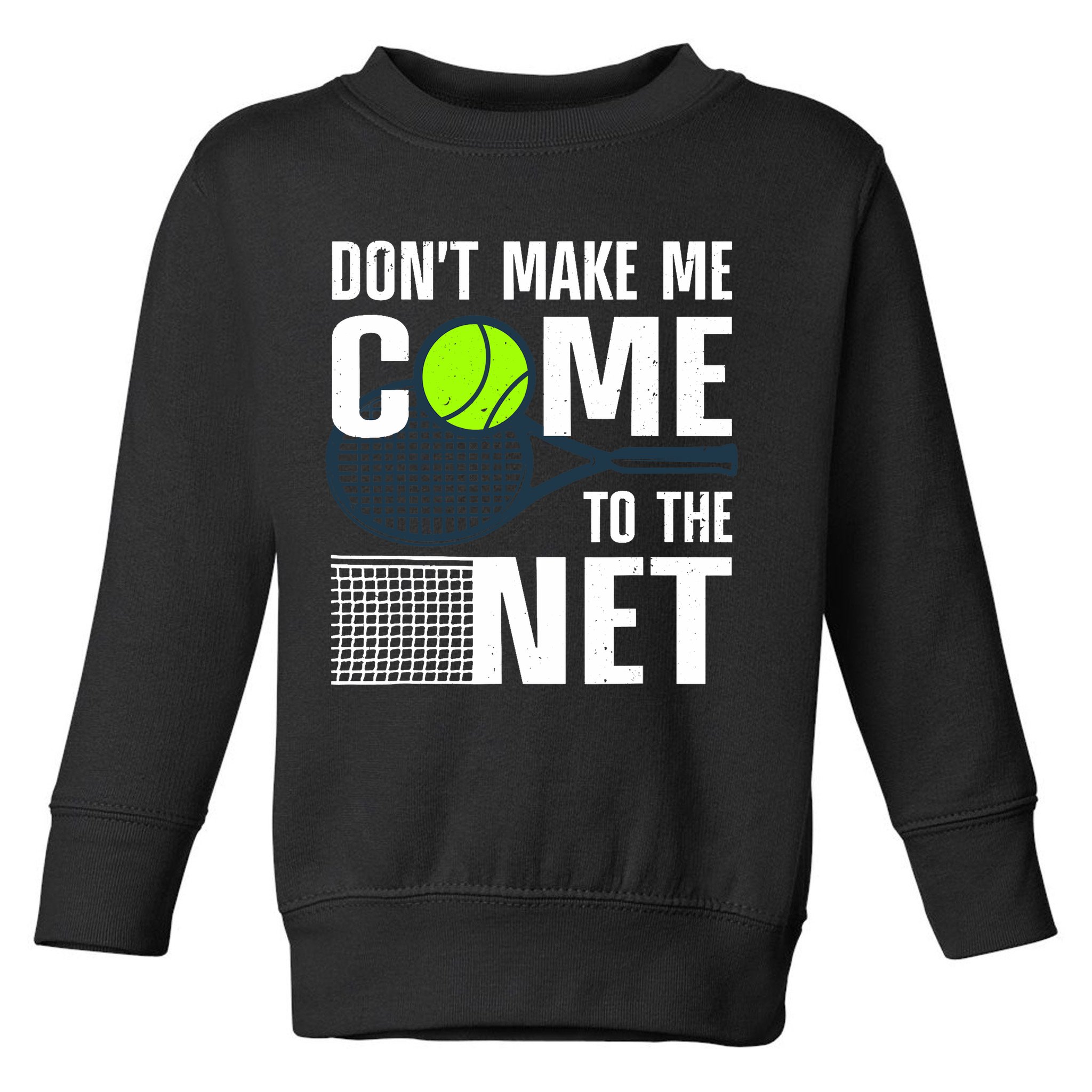 Funny Tennis Art For Adult Teens Tennis Player Lover Toddler Sweatshirt