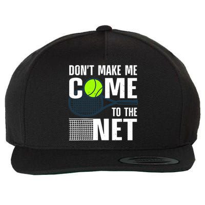 Funny Tennis Art For Adult Teens Tennis Player Lover Wool Snapback Cap