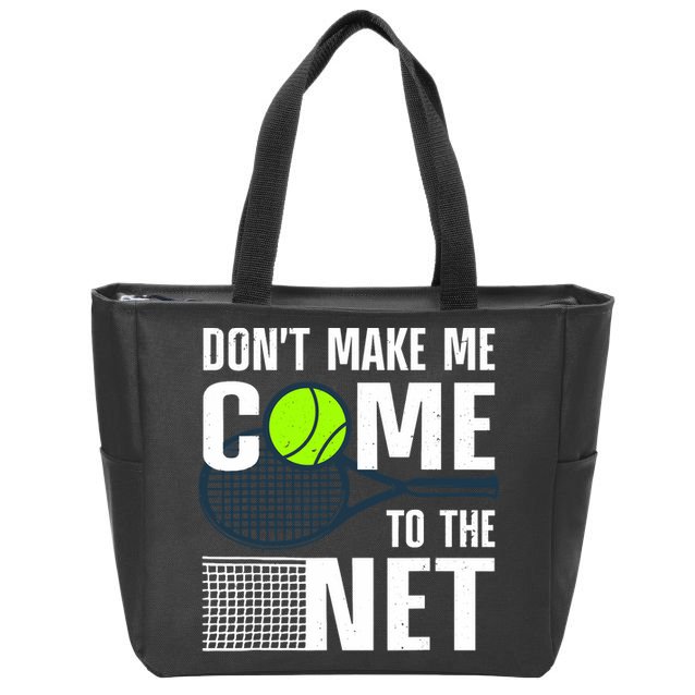 Funny Tennis Art For Adult Teens Tennis Player Lover Zip Tote Bag