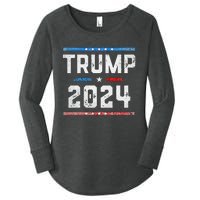 Funny Trump Arrest This Donald Trump Middle Finger President Women's Perfect Tri Tunic Long Sleeve Shirt