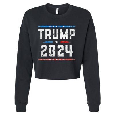 Funny Trump Arrest This Donald Trump Middle Finger President Cropped Pullover Crew