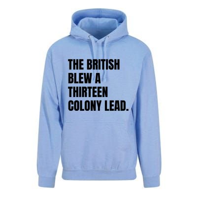 Funny The British Blew A Thirteen Colony Lead Gift Unisex Surf Hoodie