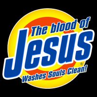 Funny The Blood Of Jesus Washes Souls Clean Detergent 16 in Basic Backpack