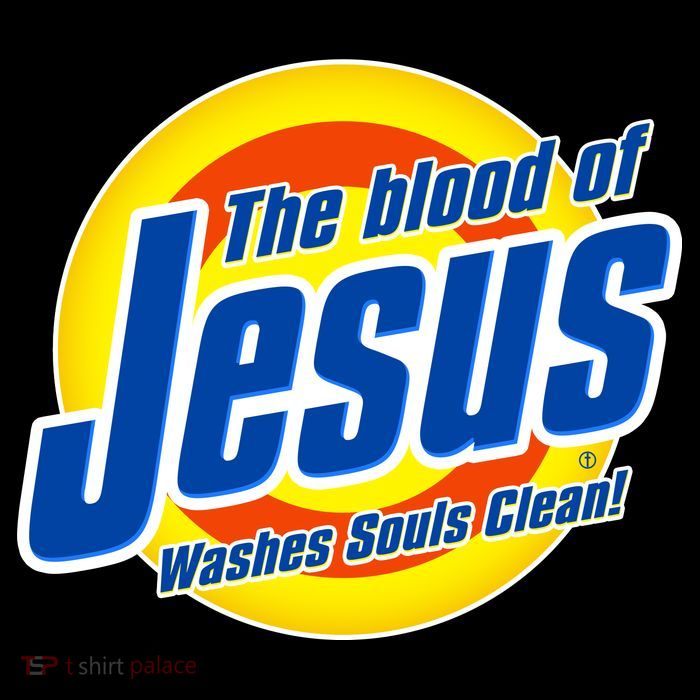 Funny The Blood Of Jesus Washes Souls Clean Detergent Youth Performance Sprint T-Shirt