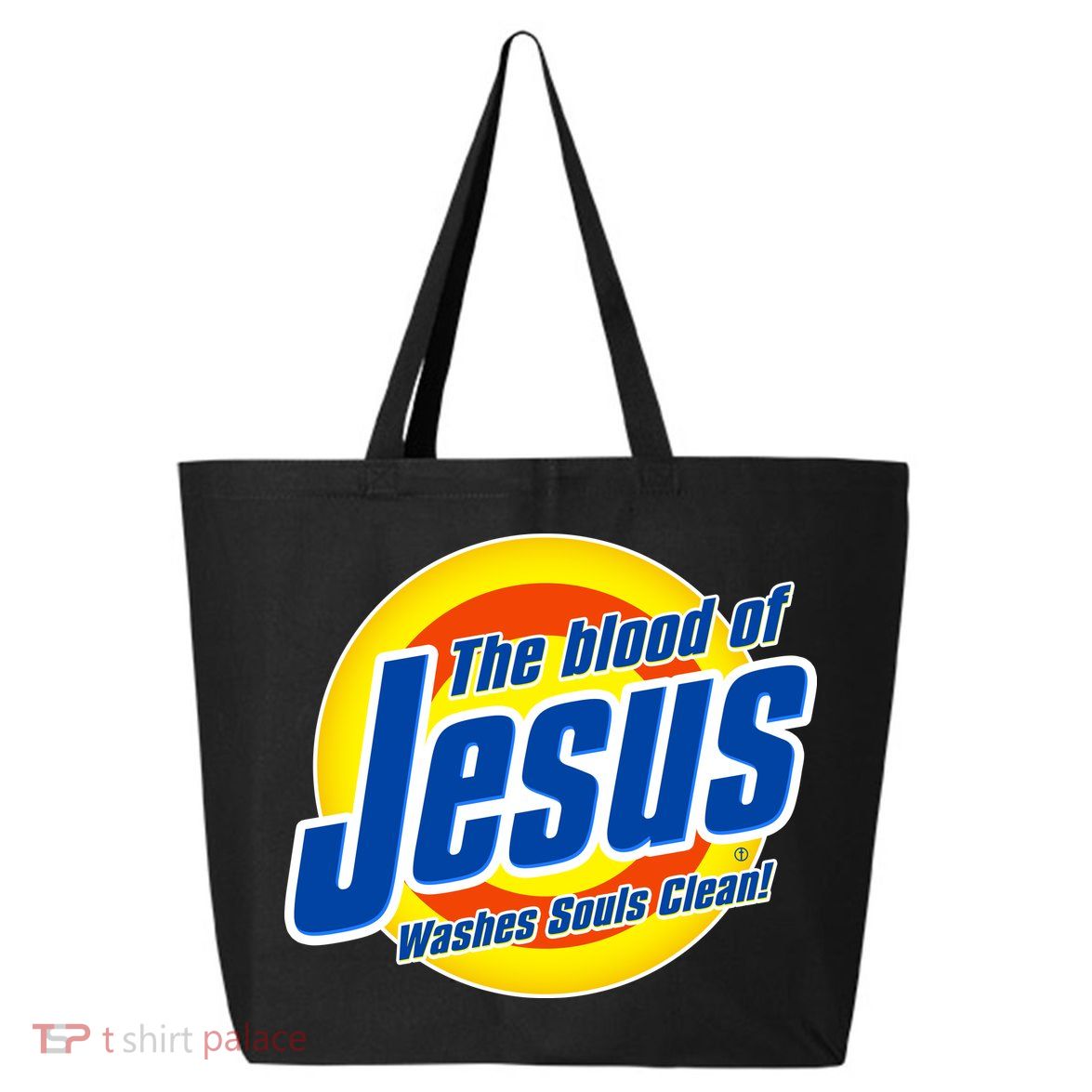 Funny The Blood Of Jesus Washes Souls Clean Detergent 25L Jumbo Tote