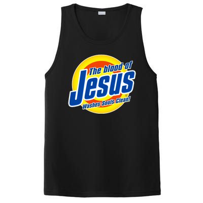 Funny The Blood Of Jesus Washes Souls Clean Detergent PosiCharge Competitor Tank