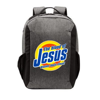 Funny The Blood Of Jesus Washes Souls Clean Detergent Vector Backpack