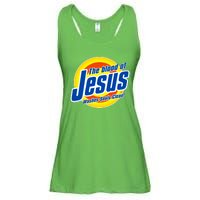 Funny The Blood Of Jesus Washes Souls Clean Detergent Ladies Essential Flowy Tank