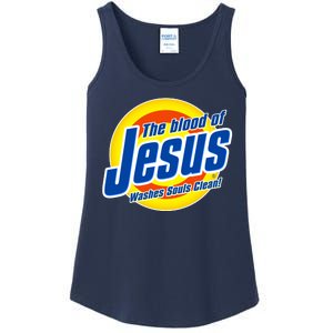 Funny The Blood Of Jesus Washes Souls Clean Detergent Ladies Essential Tank