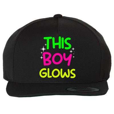 Funny This Boy Glows Cute B.Oys Man Son Party Team Gift Wool Snapback Cap