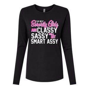 Funny The Best Sorority Girls Are Classy Sassy and bit Smart Assy Womens Cotton Relaxed Long Sleeve T-Shirt