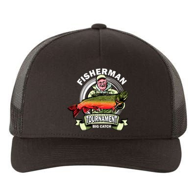 Fishing Tournament Big Catch Yupoong Adult 5-Panel Trucker Hat