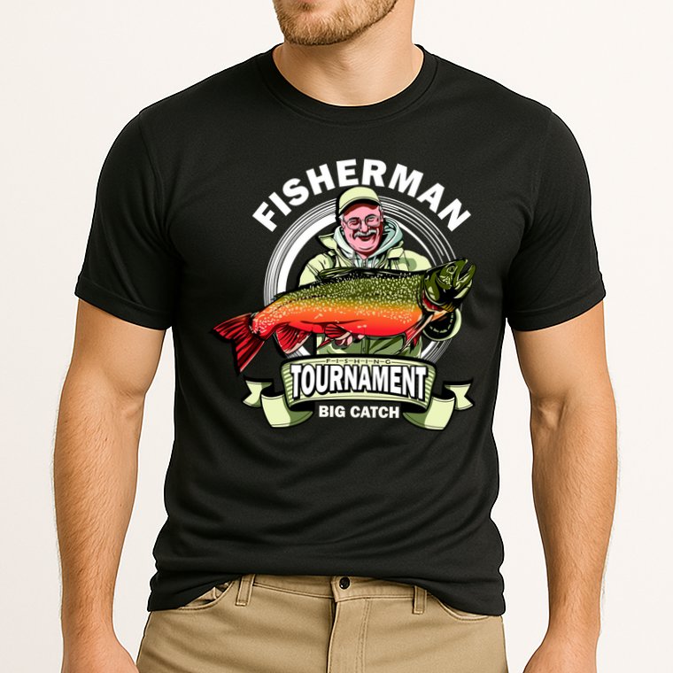 Fishing Tournament Big Catch Performance Shirt