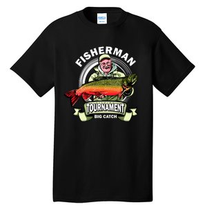 Fishing Tournament Big Catch Tall T-Shirt