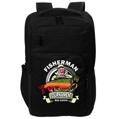 Fishing Tournament Big Catch Impact Tech Backpack