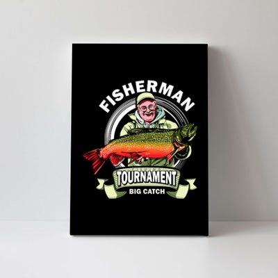 Fishing Tournament Big Catch Canvas