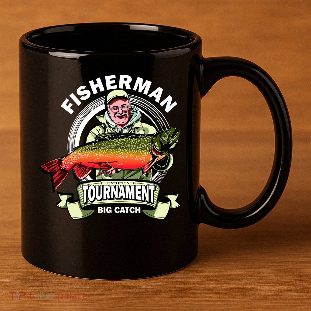 Fishing Tournament Big Catch 11oz C Handle Ceramic Mug