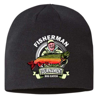 Fishing Tournament Big Catch Sustainable Beanie