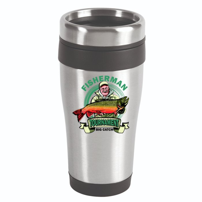 Fishing Tournament Big Catch 16oz Travel Tumbler