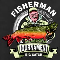 Fishing Tournament Big Catch Golf Towel