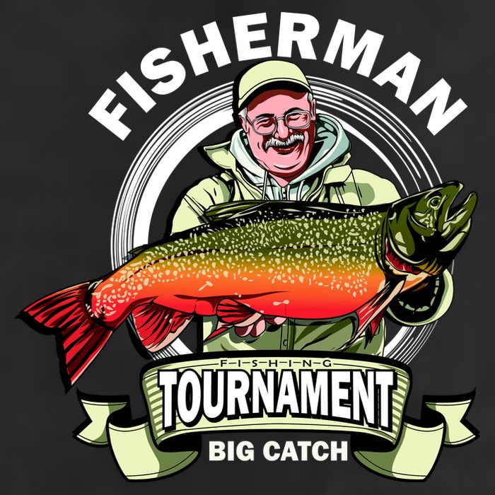 Fishing Tournament Big Catch Golf Towel