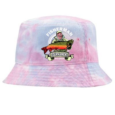 Fishing Tournament Big Catch Tie-Dyed Bucket Hat