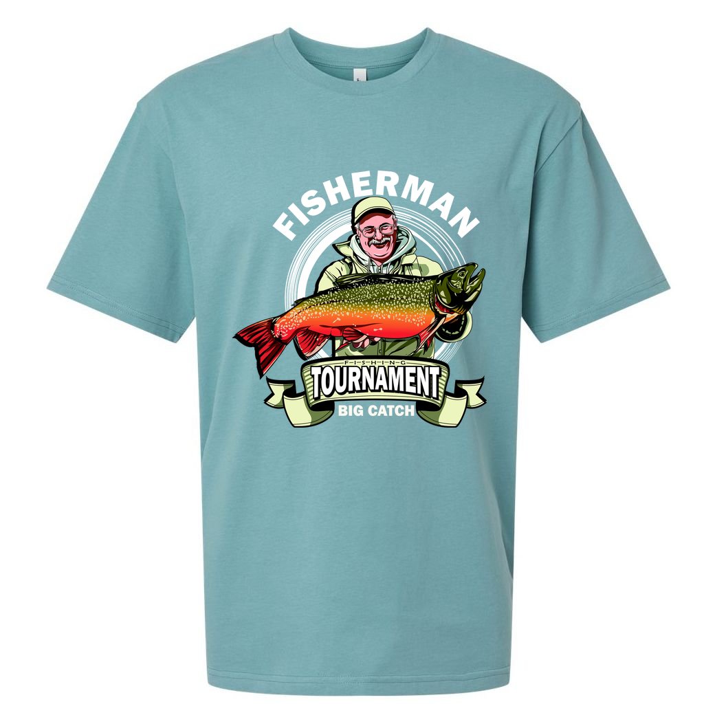 Fishing Tournament Big Catch Sueded Cloud Jersey T-Shirt