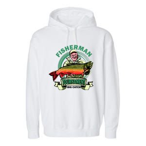 Fishing Tournament Big Catch Garment-Dyed Fleece Hoodie