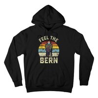 Feel The Bern Bernie Sanders Mittens Vintage Funny Meme Hoodie