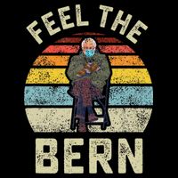 Feel The Bern Bernie Sanders Mittens Vintage Funny Meme Premium T-Shirt