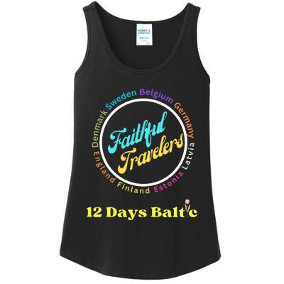 Faithful Travelers Belgium Germany Latvia England Ladies Essential Tank