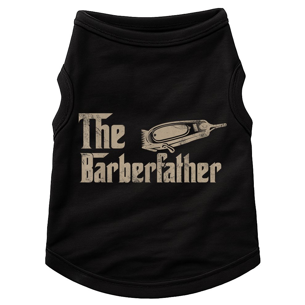Funny The Barber Father Halloween Christmas Barber Doggie Tank