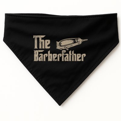 Funny The Barber Father Halloween Christmas Barber USA-Made Doggie Bandana