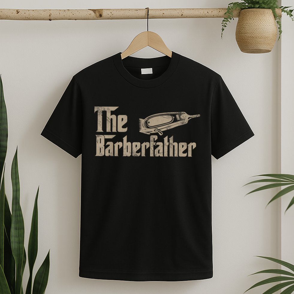 Funny The Barber Father Halloween Christmas Barber T-Shirt