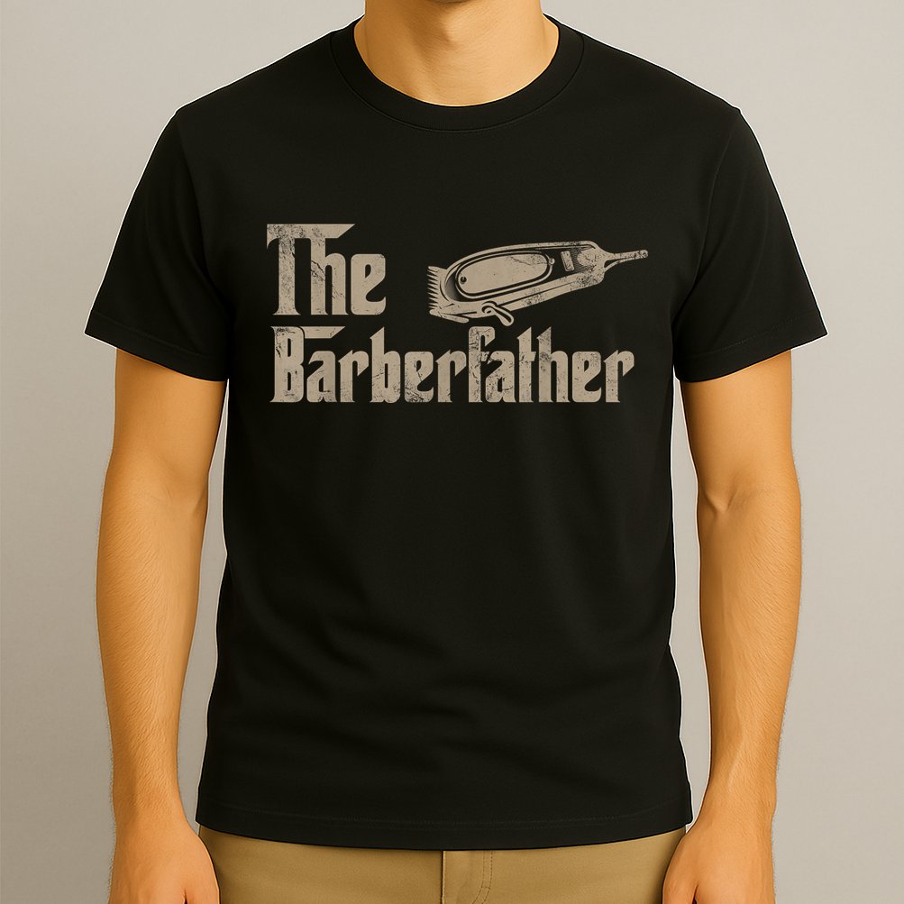 Funny The Barber Father Halloween Christmas Barber T-Shirt