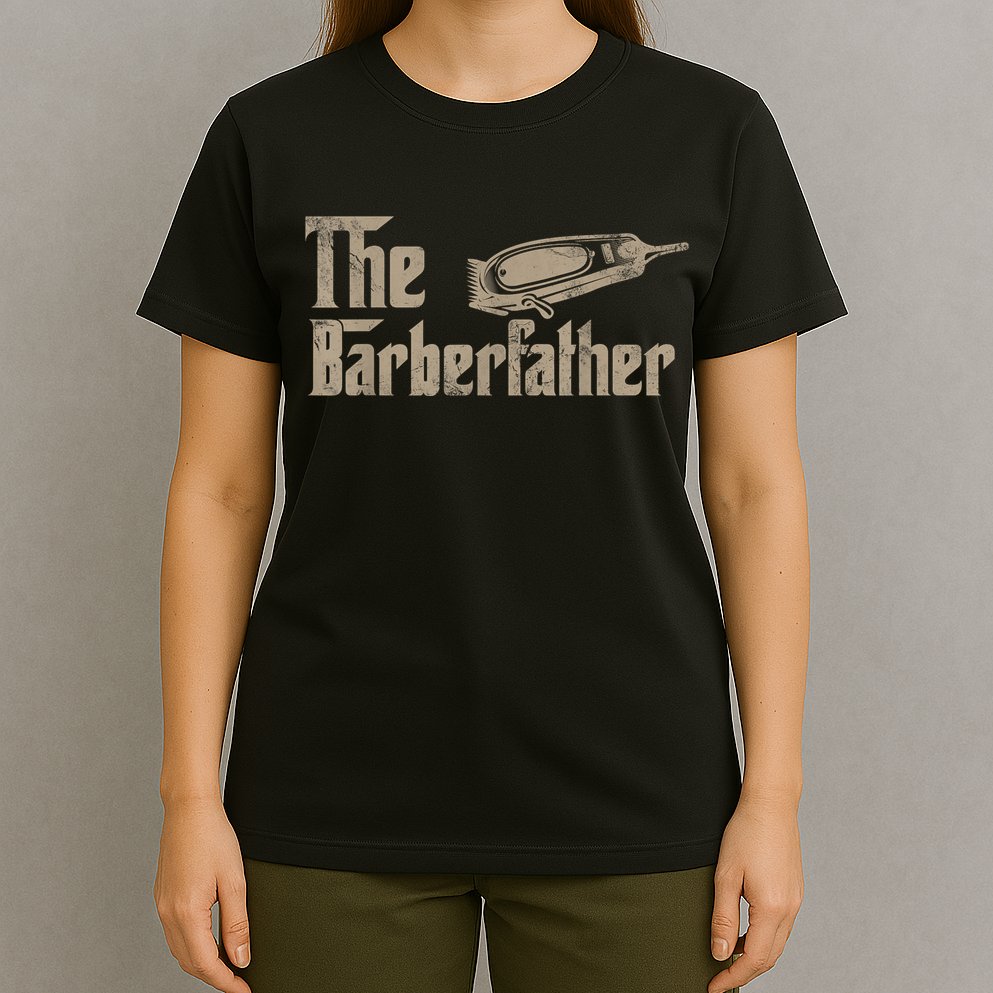 Funny The Barber Father Halloween Christmas Barber T-Shirt