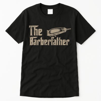 Funny The Barber Father Halloween Christmas Barber Tall T-Shirt