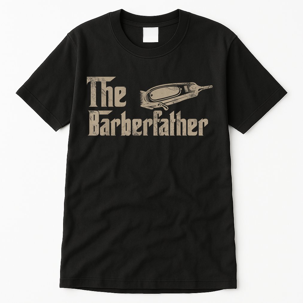Funny The Barber Father Halloween Christmas Barber Tall T-Shirt