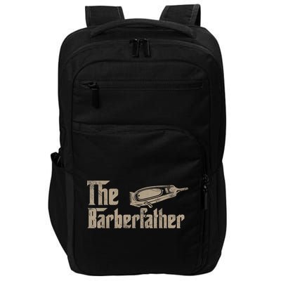 Funny The Barber Father Halloween Christmas Barber Impact Tech Backpack