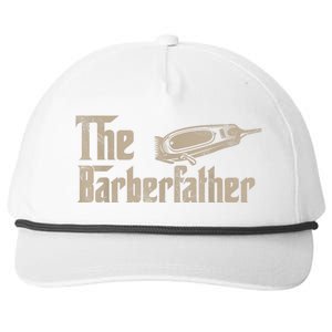 Funny The Barber Father Halloween Christmas Barber Snapback Five-Panel Rope Hat