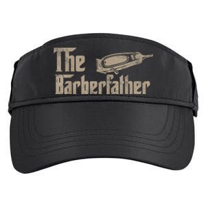 Funny The Barber Father Halloween Christmas Barber Adult Drive Performance Visor