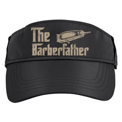 Funny The Barber Father Halloween Christmas Barber Adult Drive Performance Visor