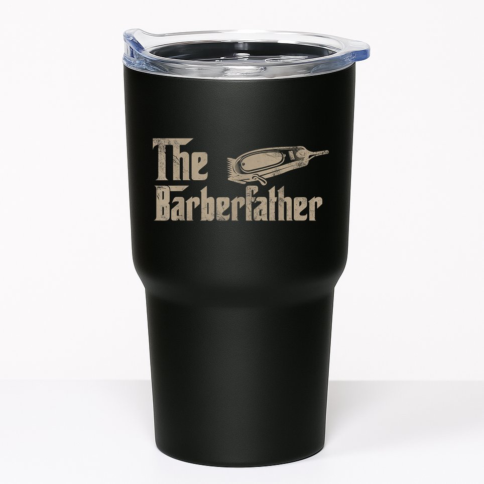 Funny The Barber Father Halloween Christmas Barber Tumbler
